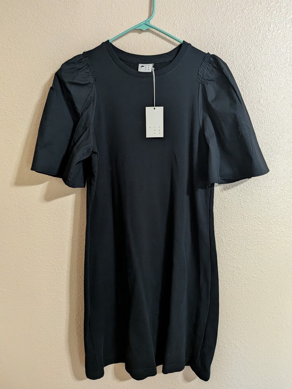 A New Day Target Little Black Dress Cotton Jersey Blend Small NWT